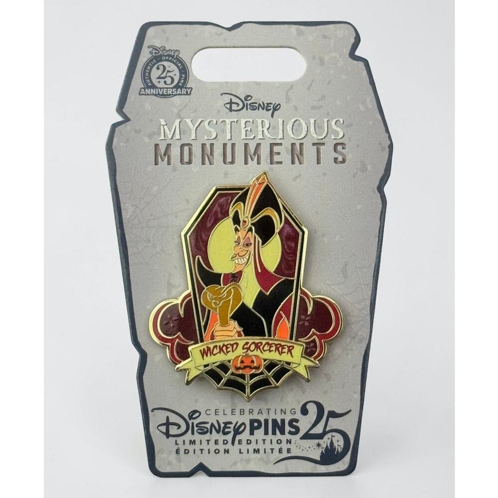 Disney Jafar Mysterious Monuments LE Pin Wicked Sorcerer Aladdin 2025